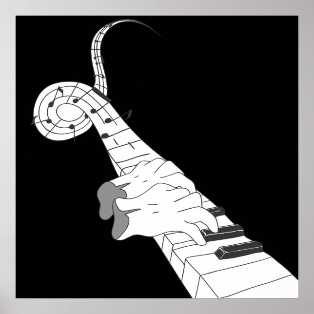 Piano Music Poster (Front)