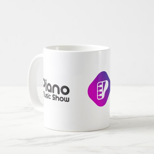 Piano Music Show coffee mug (Front Left)