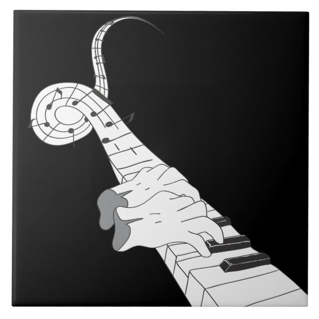Piano Music Tile (Front)