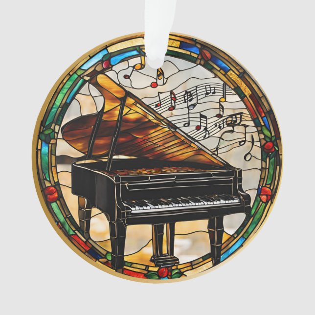 Piano Musical Instrument  Ornament (Front)