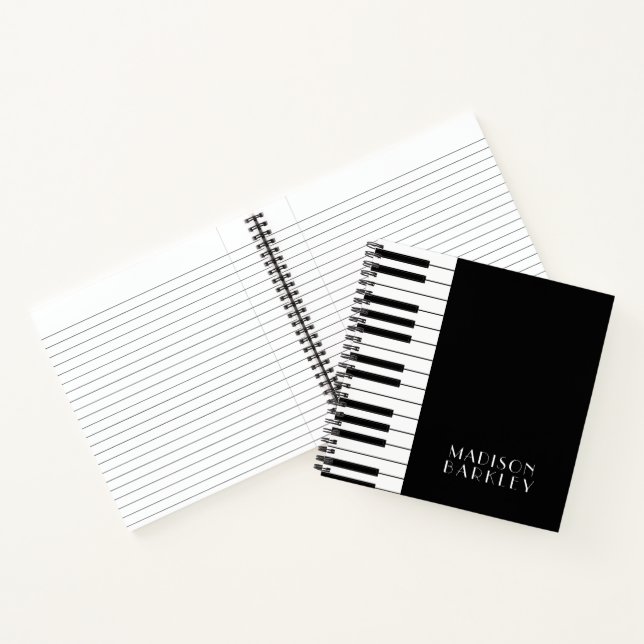 Piano Musician Music Teacher Notebook (Inside)
