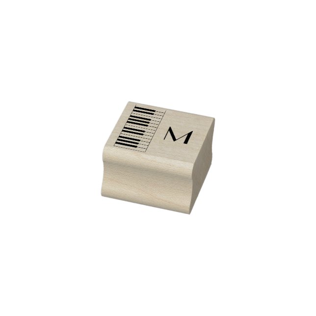 Piano Musician Music Teacher Rubber Stamp (Stamp)