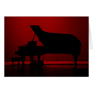 Piano Nights - Blank Card