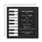 Piano note invitation card