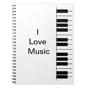 "Piano" Notebook