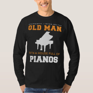 Piano Paradise: Future Old Mans Keyed Kingdom Tee! T-Shirt