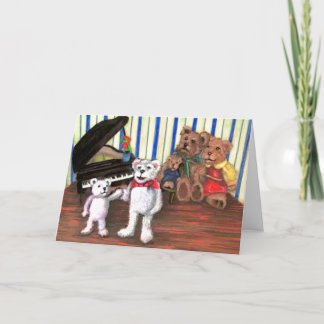 Piano Party Card