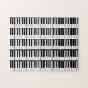 Piano pattern jigsaw puzzle