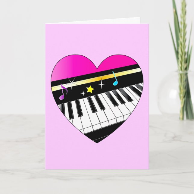 Piano Performance or Recital Congratulations Card (Front)