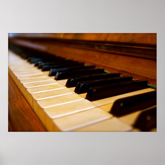 Piano Photo Poster (Front)
