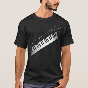 Piano Pianist Keyboard Music Notes T-Shirt