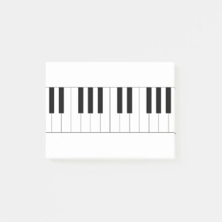 piano, piano keys post-it notes