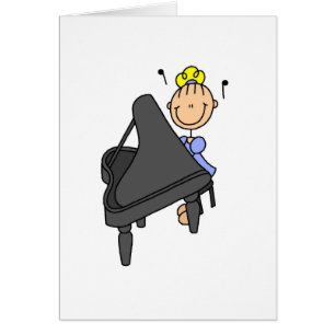 Piano Player Card