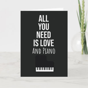 Piano Player Cards Pianist Musician Keyboard