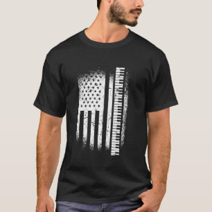 Piano Player Pianist Keyboard Player Instrument US T-Shirt