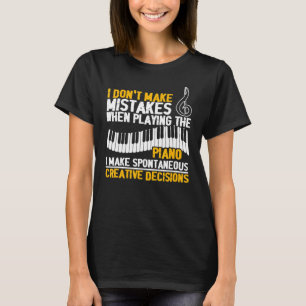Piano Player Pianist Musician Musical Instrument M T-Shirt