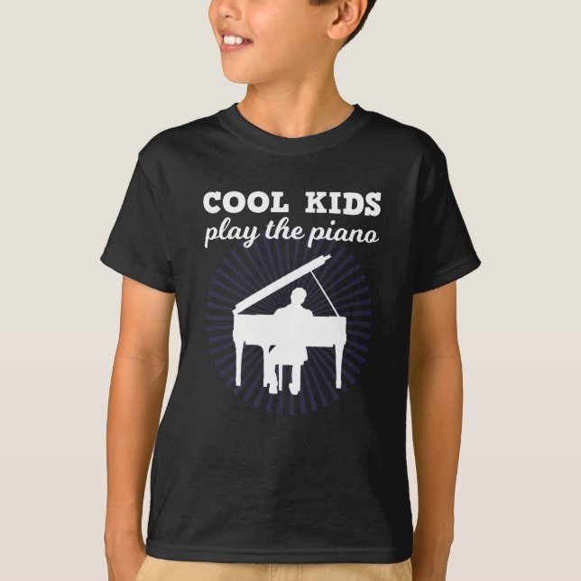 Piano Player Piano Kids Funny Quote Gift T-Shirt (Front)