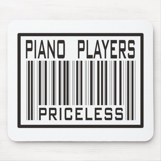 Piano Players Priceless Mouse Pad (Front)