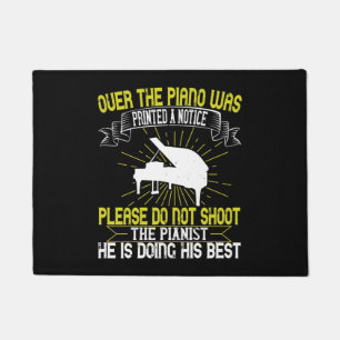 Piano - Please Do Not Shoot The Pianist Doormat