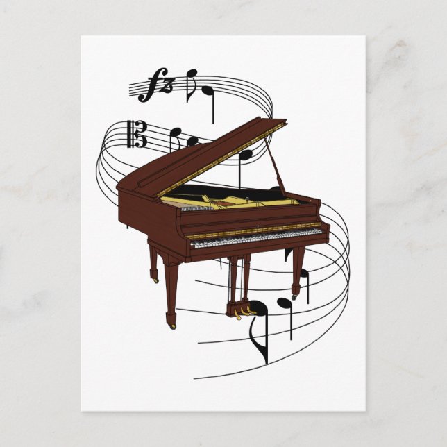 Piano Postcard (Front)