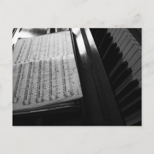 Piano Postcard