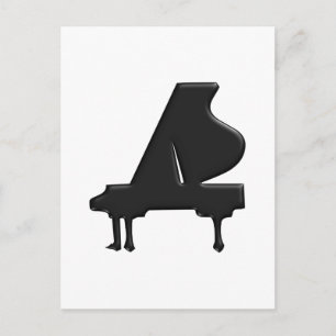 Piano Postcard