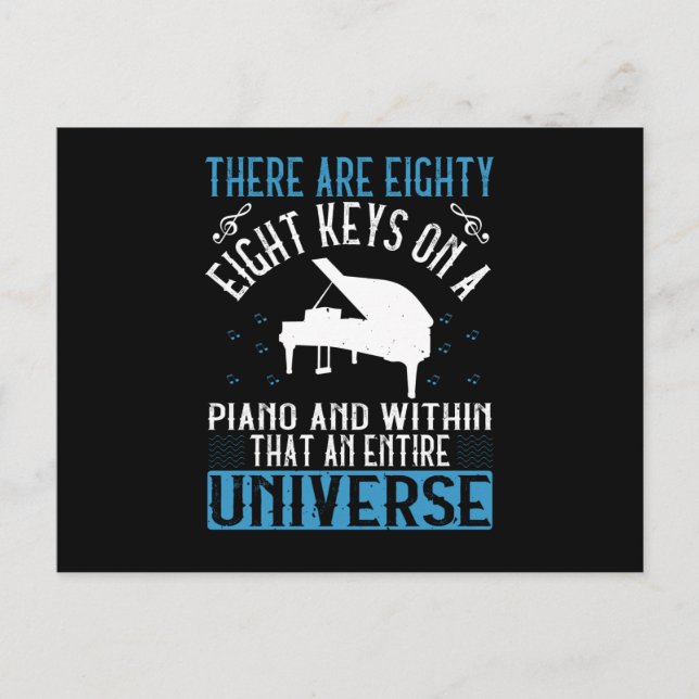 Piano - postcard (Front)
