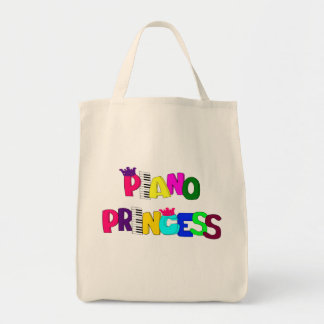 Piano Princess Tote Bag