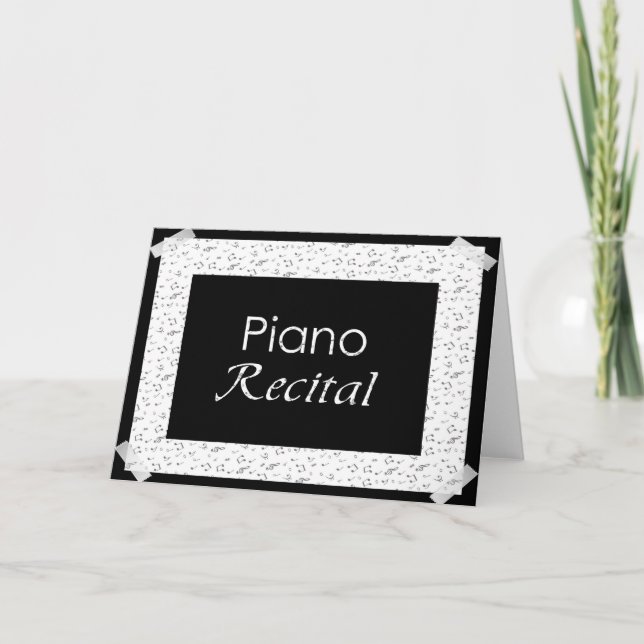 Piano Recital Invitation (Front)