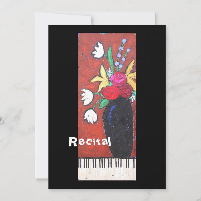 Piano Recital invitation II (Front)