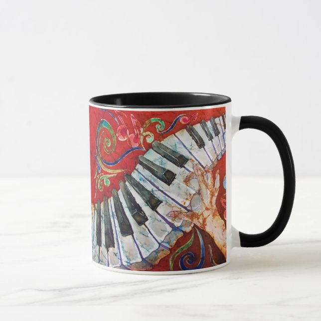 Piano Ringer Mug (Right)