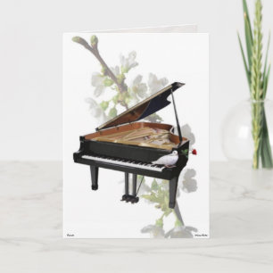 Piano -Romantic Music- Card