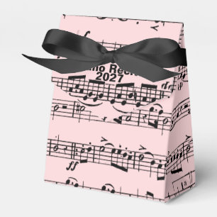 Piano Sheet Music for Recital Favour Box