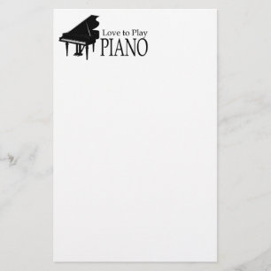 Piano Stationery