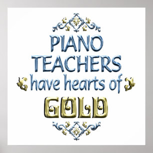 Piano Teacher Appreciation Poster