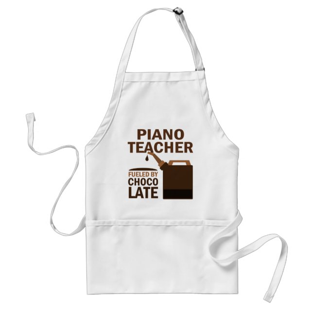 Piano Teacher (Funny) Chocolate Standard Apron (Front)
