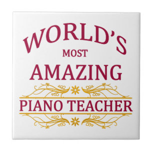 Piano Teacher Tile