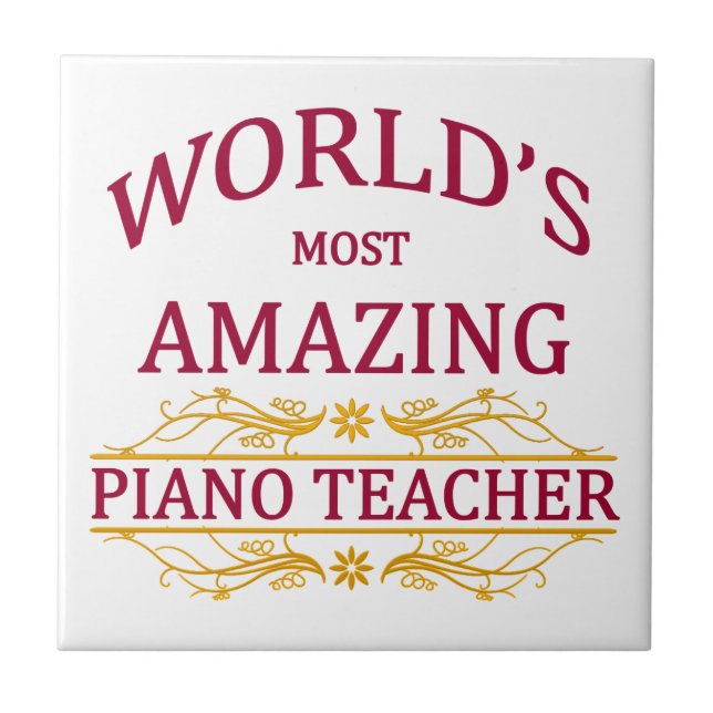 Piano Teacher Tile (Front)