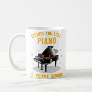 Piano Tee Shirts For Women And Guys Coffee Mug
