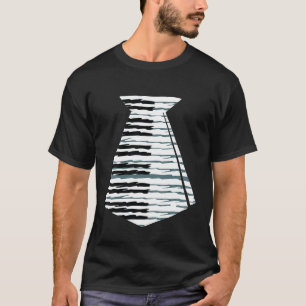 Piano Tie Funny Piano Solo Players Gift T-Shirt