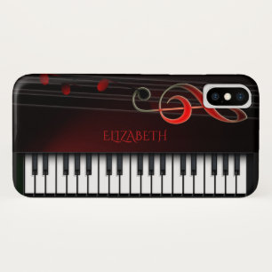 Piano & Treble Clef iPhone X Case