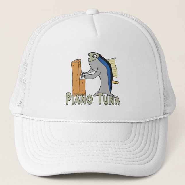 Piano Tuna Trucker Hat (Front)