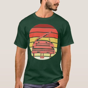 Piano Vintage Musical Instrument Pianist T-Shirt