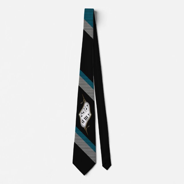 Piano Zipper Tie (Front)