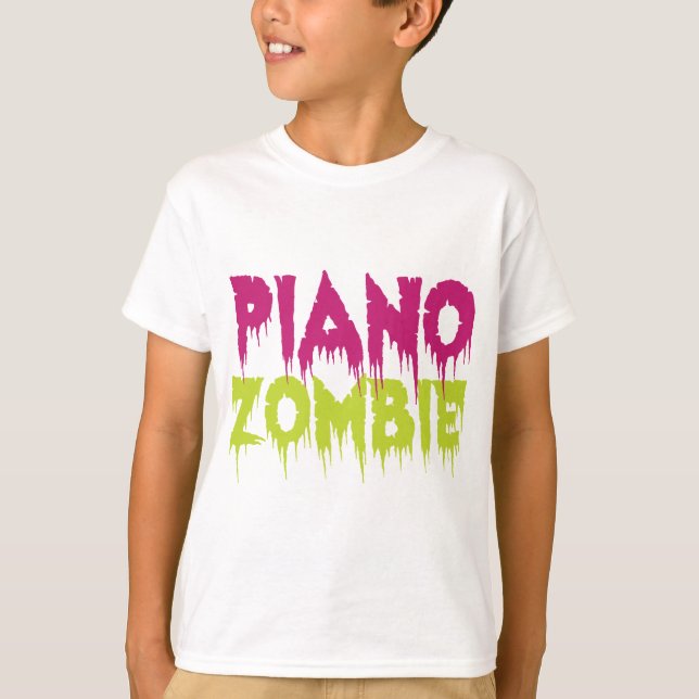 Piano Zombie T-Shirt (Front)