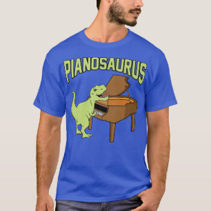 Pianosaurus Dinosaur Piano Music Player Musician G T-Shirt