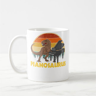 Pianosaurus Pianist Player Piano Coffee Mug