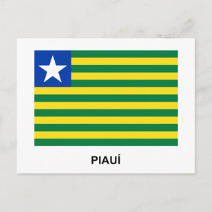 Piauí, Brazil Flag Postcard