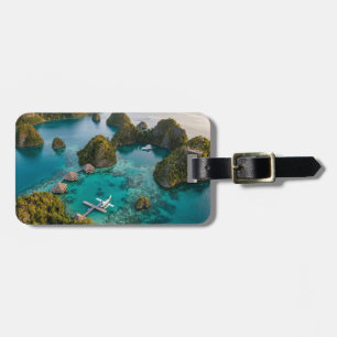 Piaynemo Raja Ampat Islands Paradise View Art Luggage Tag