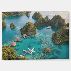 Piaynemo Raja Ampat Islands Paradise View Art Magnet